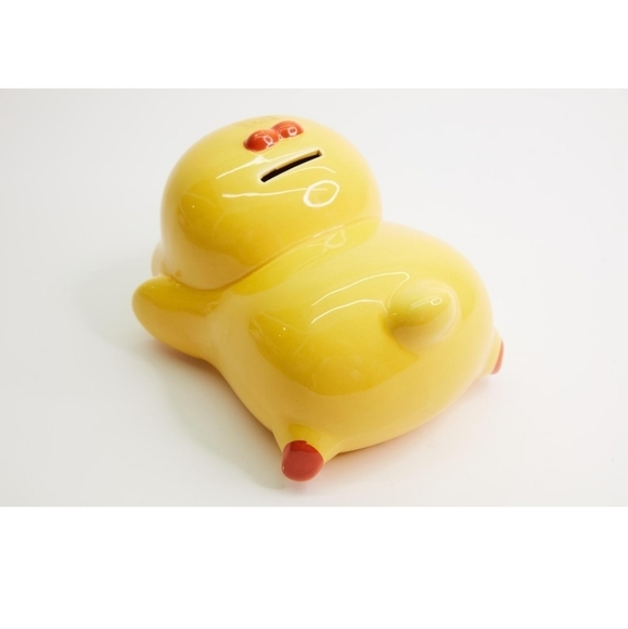 Piggy bank Piyo Piyo Duck Rare EUC - Picture 2 of 3